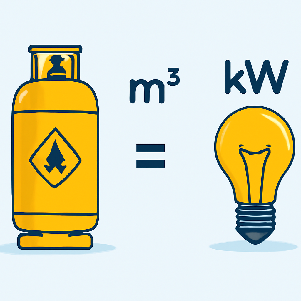 Як перевести кубометри газу в кіловати: формула та приклад
